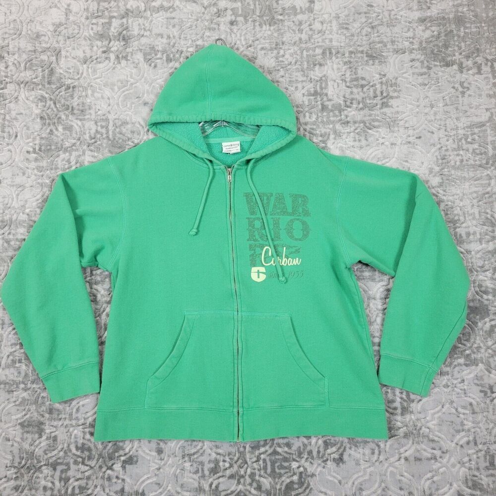 Corban University Warriors Hoodie Women's XL Green Camp David Salem Oregon
